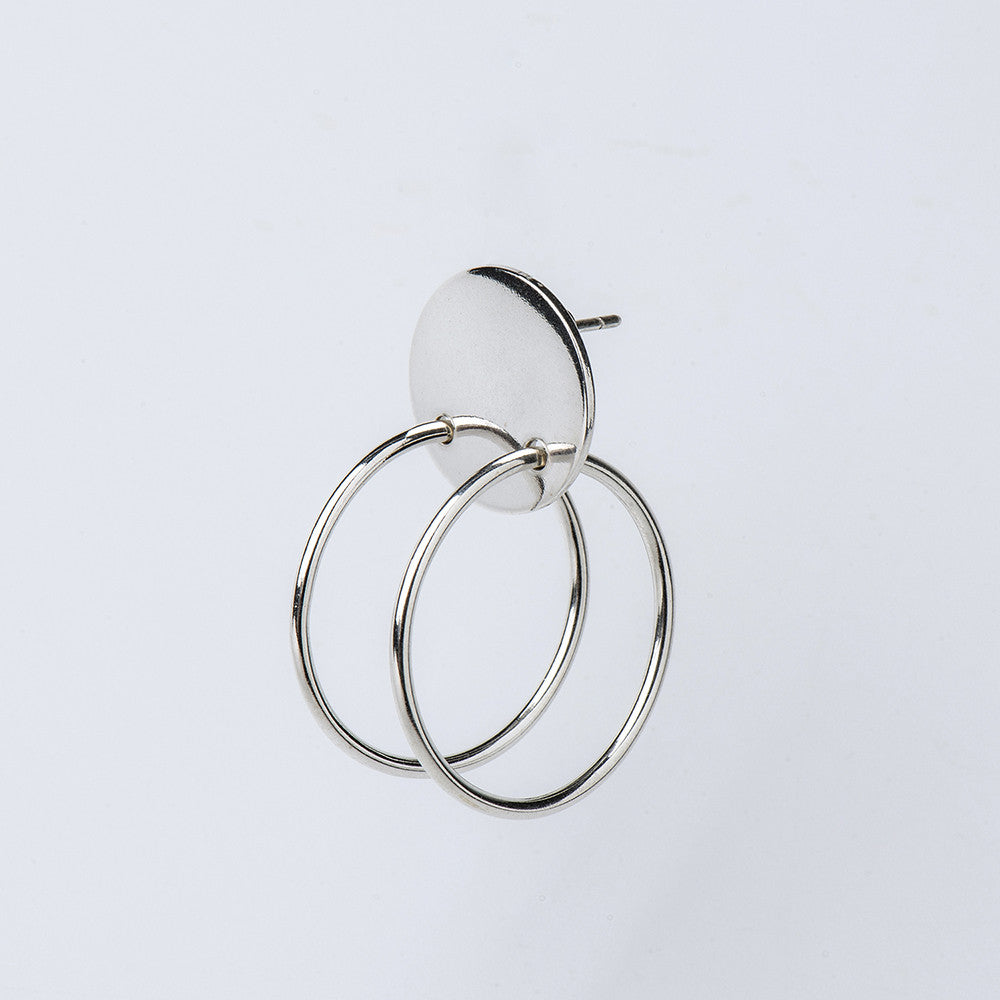 【１着でも送料無料】 Double Rock from Born – Earring Hoop アクセサリー