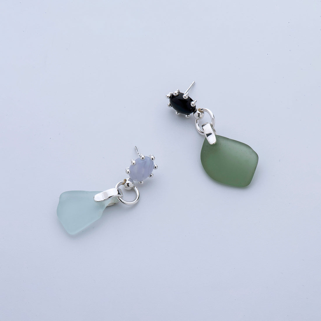 Sea Glass Drop Earrings