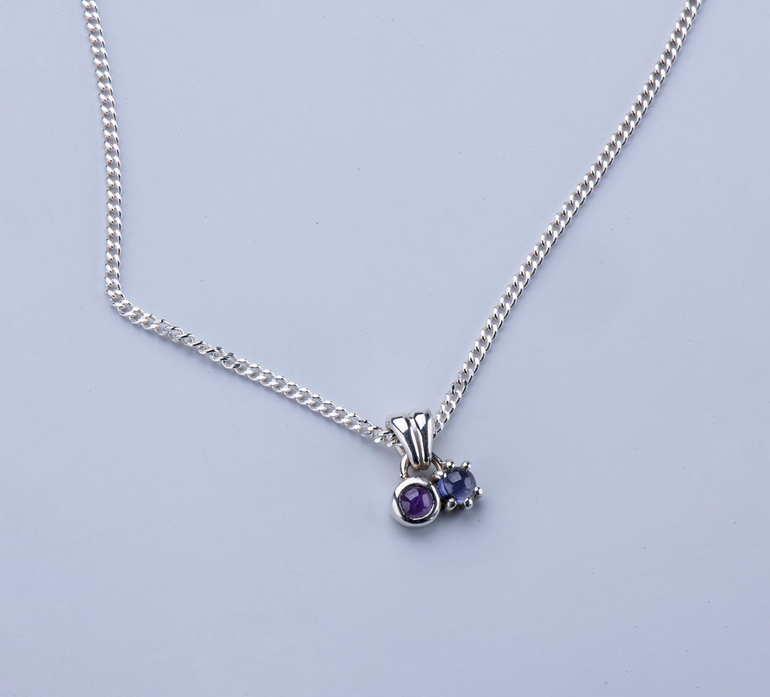 Silver Twin Necklace